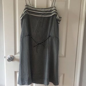 Madewell Blue and White Striped Dress